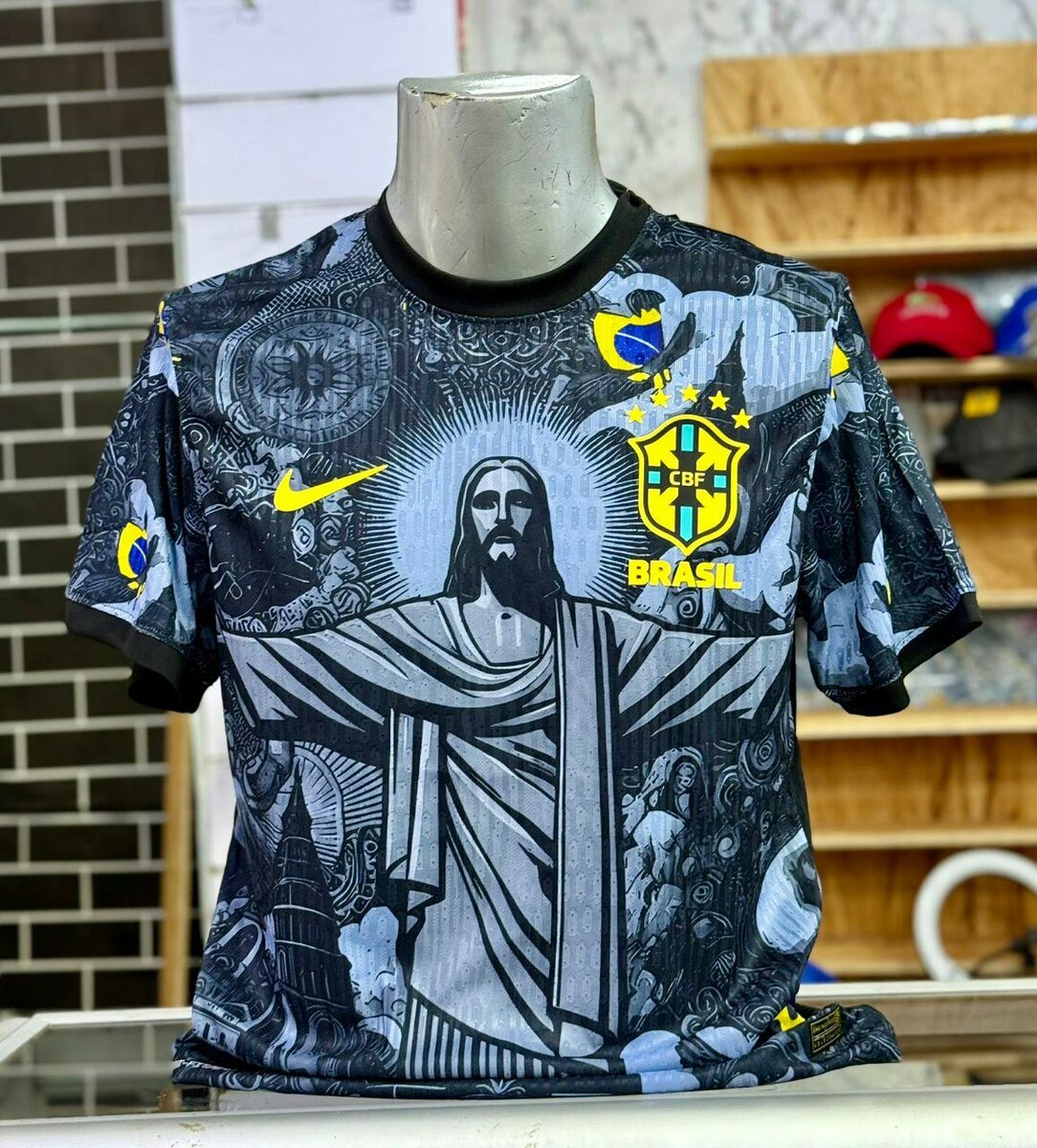 Maillot Foot Brésil Vintage