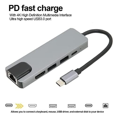 Adaptateur USB-C 5-en-1