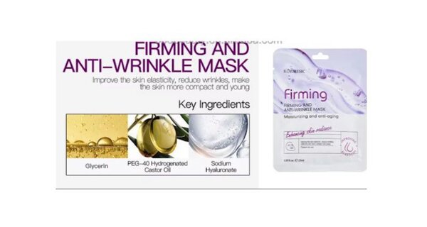 Firming and Anti-wrinkles Mask (4 pieces)