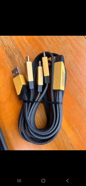 3-in-1 Braided Charging Cable