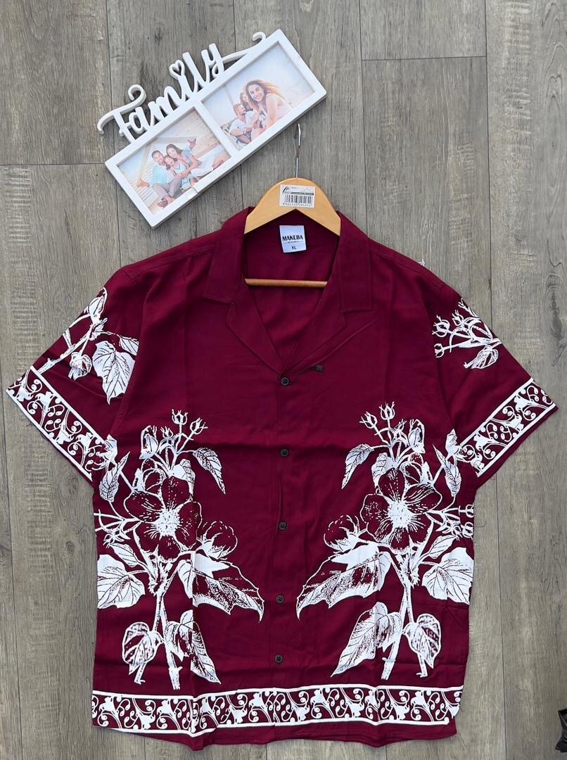 Chemise hawaïenne imprimée