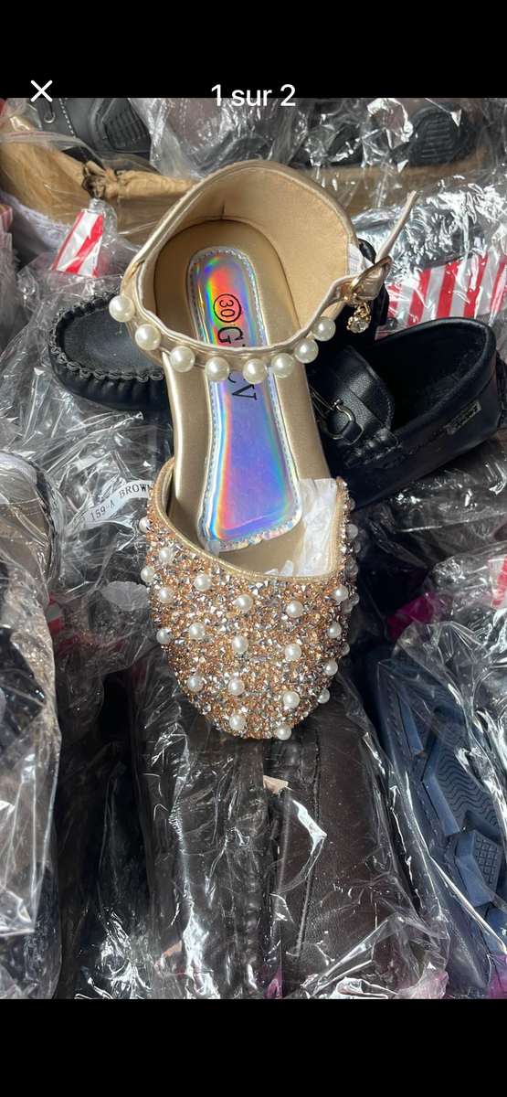 Chaussures perlées élégantes