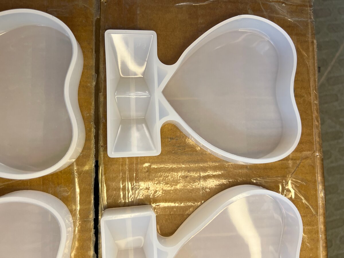 Moule Résine en forme de cœur