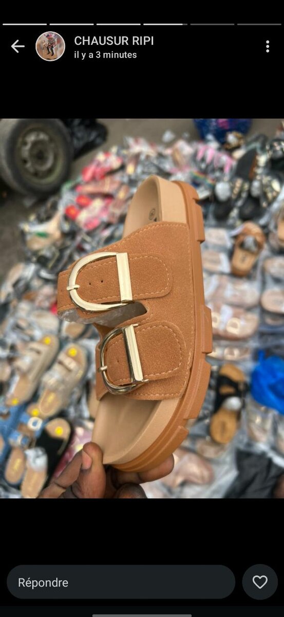 Sandales Confort à Boucle