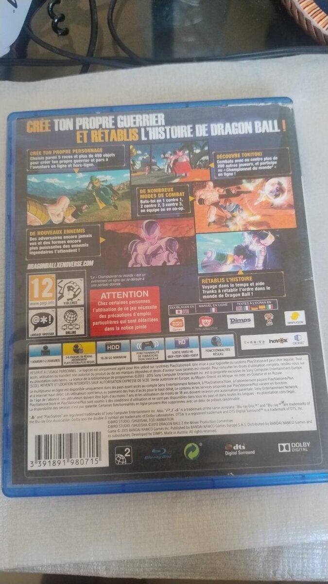 Dragon Ball Xenoverse PS4