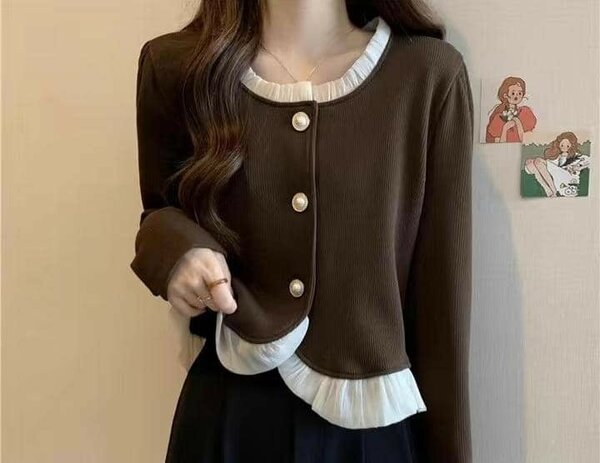 Укороченный кардиган