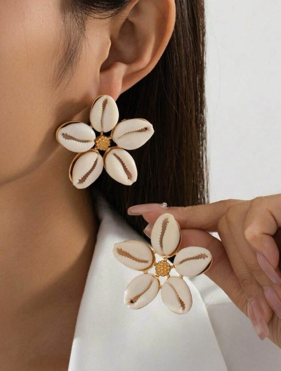 Boucles d'Oreilles Florales Éclatantes