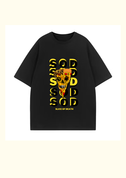 SOD black & yellow tee graphic