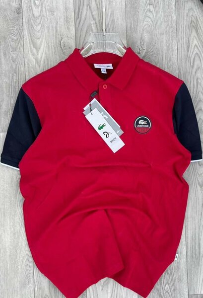 Polo rouge homme élégant