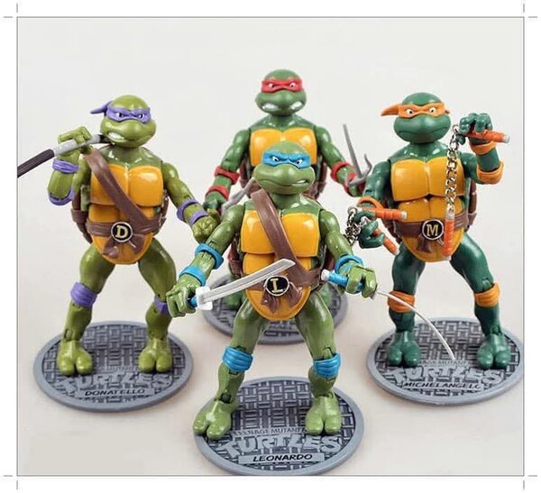 Figurines Tortues Ninja 17cm