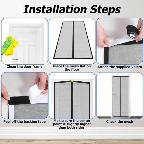 Polyester screen door net