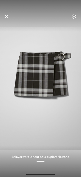Jupe à carreaux WEEKDAY
