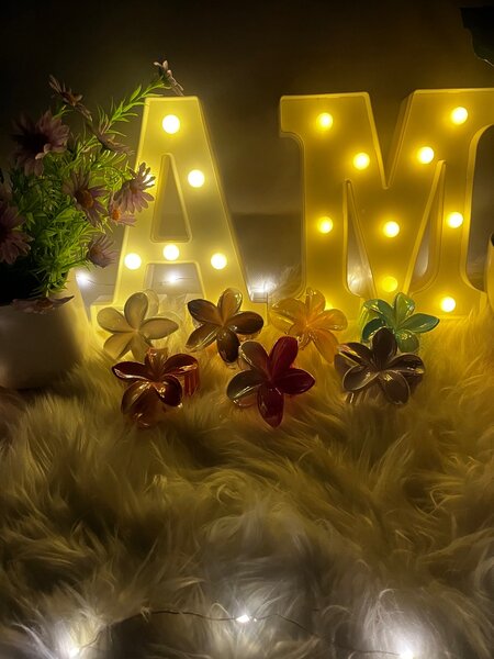 Pince Fleur Cheveux Élégante