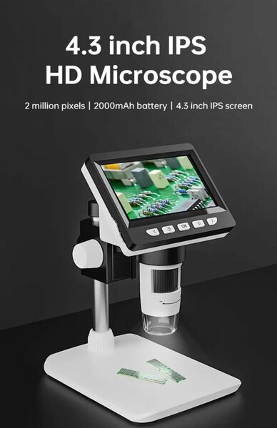 Microscope numérique 4.3" HD