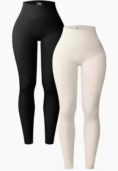 Ribbed seamless leggings