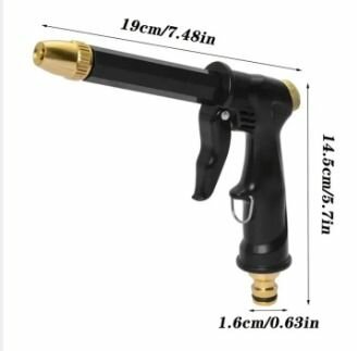 Portable High Pressure Car Wash Gun