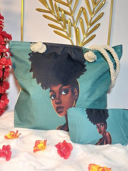 Ensemble Sacs Tissus Motifs Artistiques