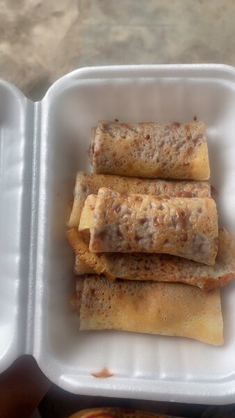 crêpes roulées au nutella