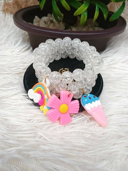 Colorful Charm Bracelets Set