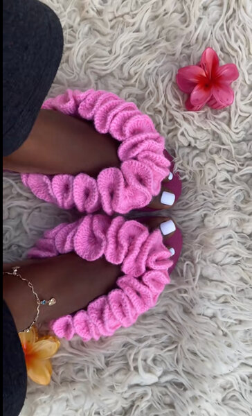 Sandales Tricotées Chics