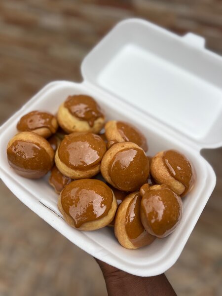 Delicious Caramel Profiteroles