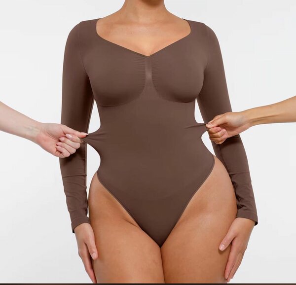 Body femme manches longues