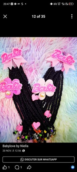 Extensions tresses Barbie