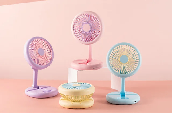 Mini ventilateur pliable avec éclairage