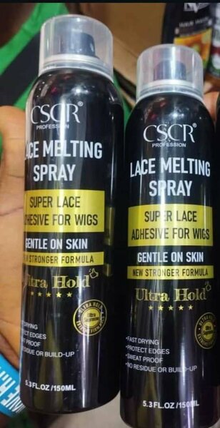 Spray adhésif pour perruques