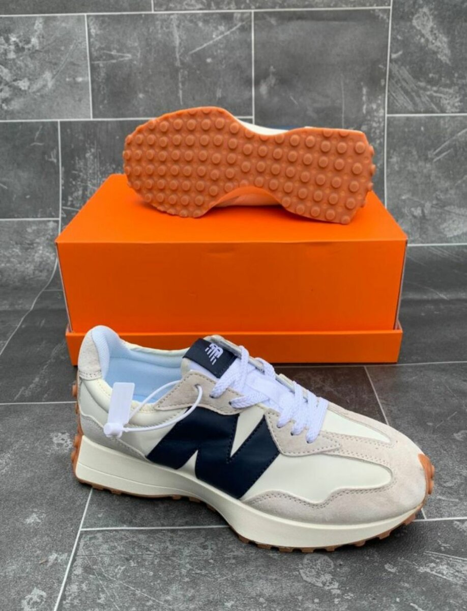 Sneakers blanc et bleu confort