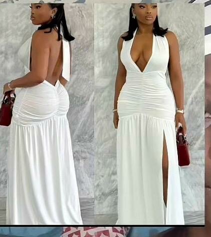 Robe élégante décolletée