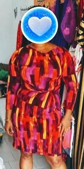 Robe colorée à manches longues