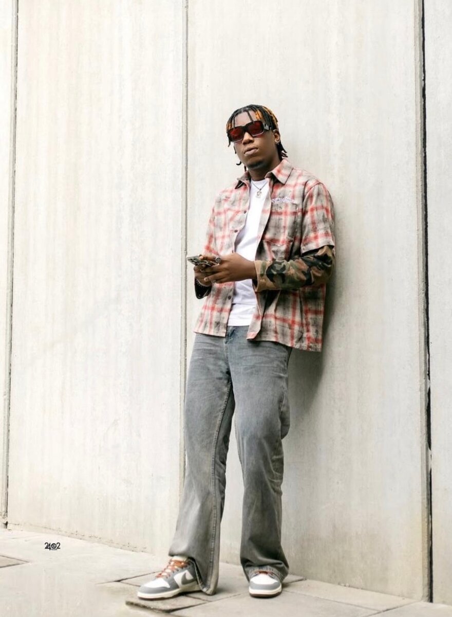 Chemise à carreaux camouflage