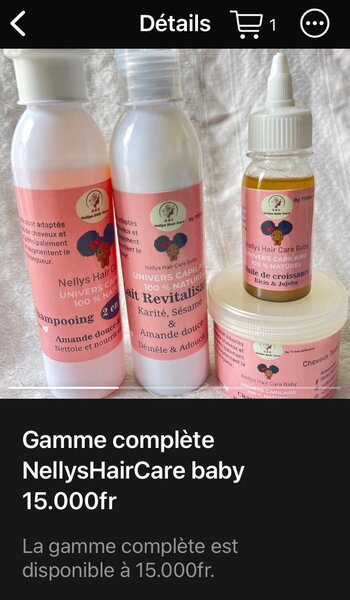 Nellys Hair Care Baby Set