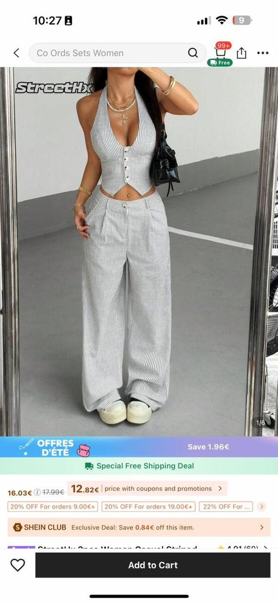 Top , ensemble casual