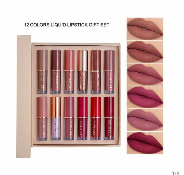 Coffret de  12 rouges à lèvres