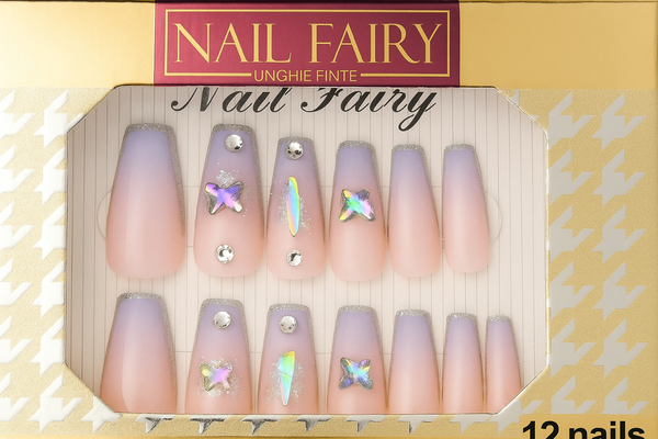 Faux ongles avec design