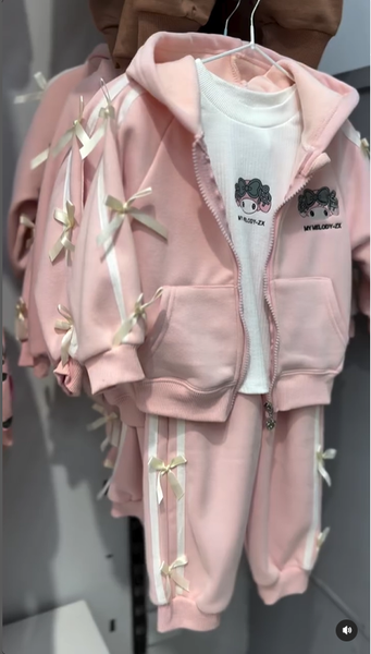 Нежно розовая тройка для принцесс 🎀