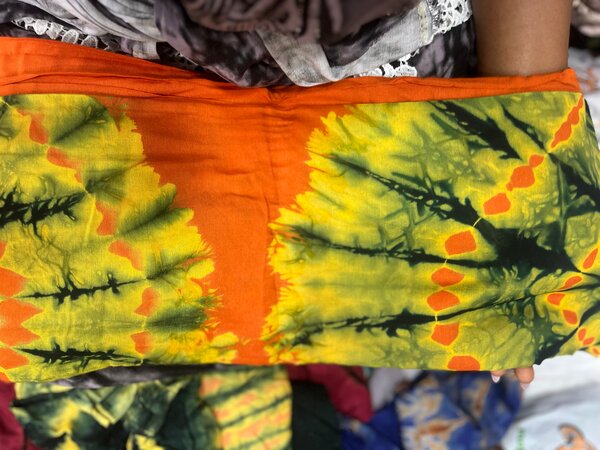 Tissu Batik Multicolore Vibrant