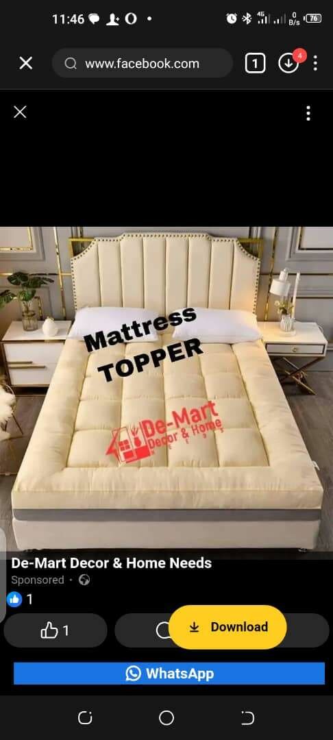 COMFY MATTRESS TOPPER