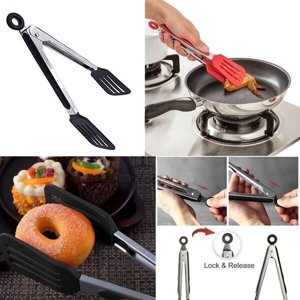 Pince de cuisine en silicone