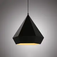 Black Diamond Hanging Light geometric pendant light fixture