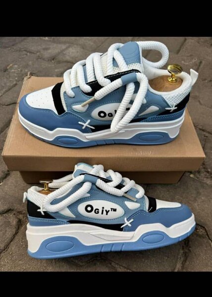 Baskets Chunky Mode Bleu