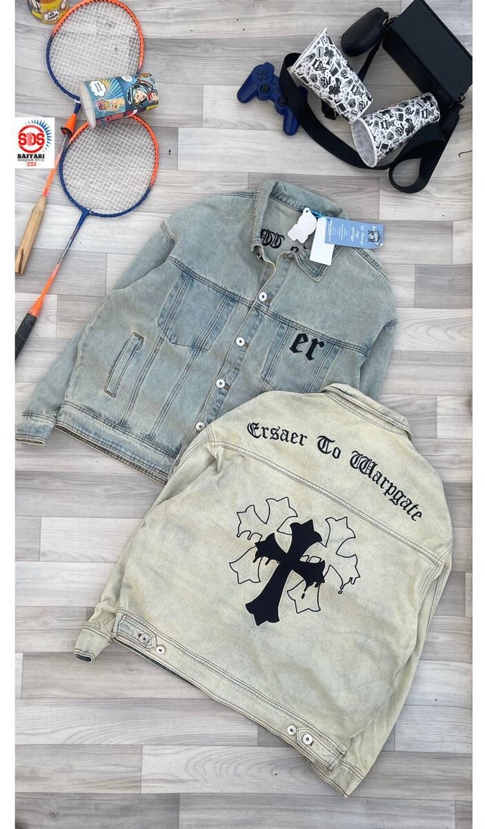 Veste en denim tendance unisexe