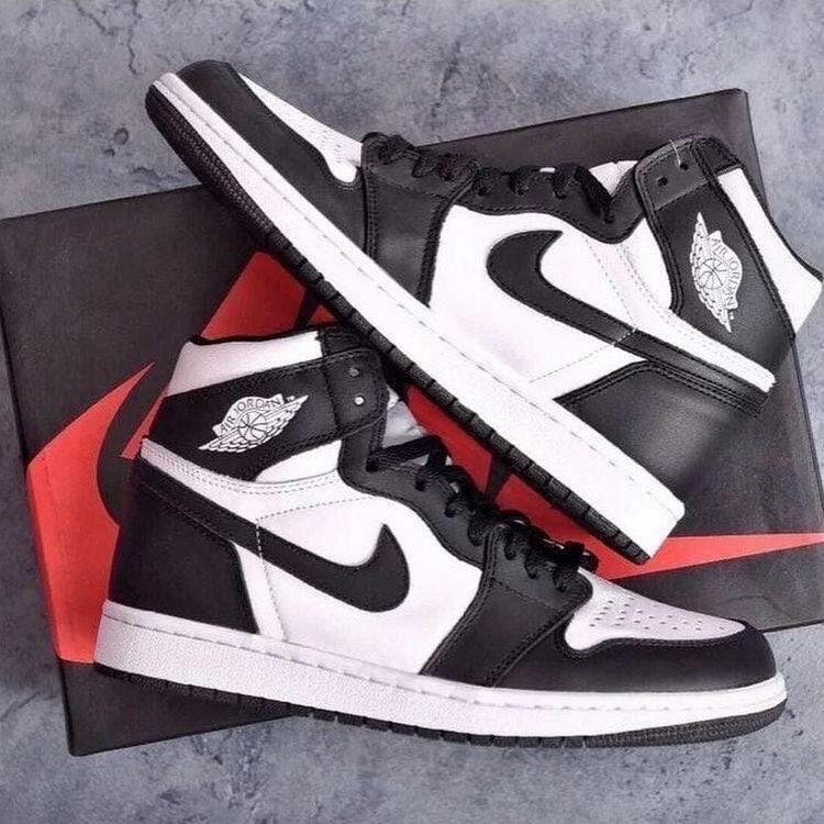 Air Jordan 1 high (black and white )
