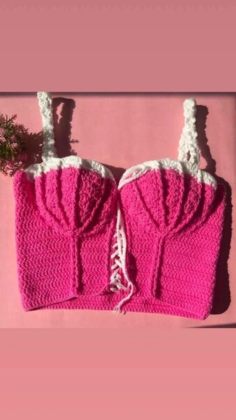 Mermaid Corset Crochet Top