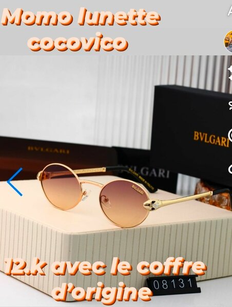 Lunettes de soleil BVLGARI
