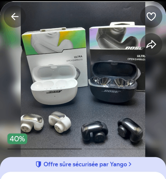 Écouteurs sans fil Bose Ultra