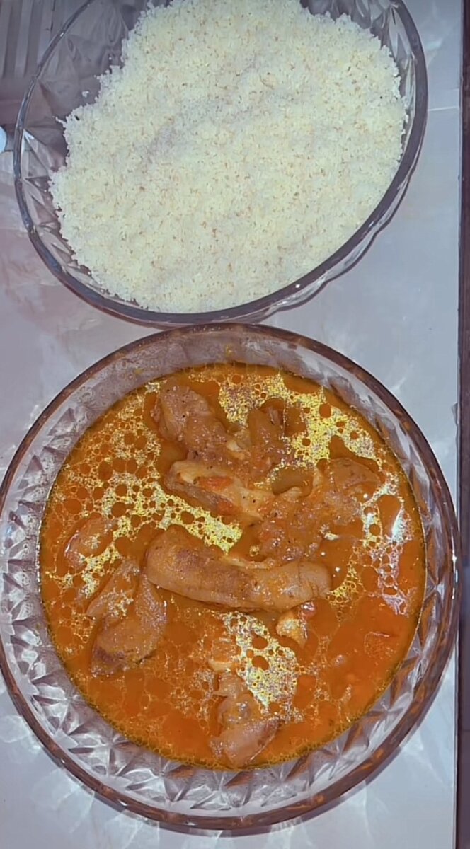 Soupe de pattes de boeuf