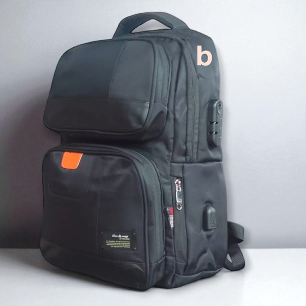 Sac à dos antivol USB élégant